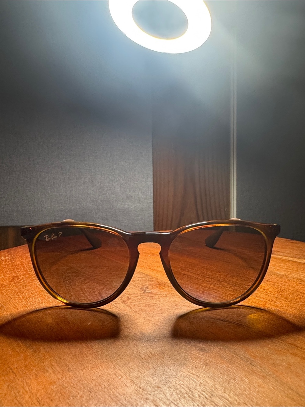 ERIKA Ray-Ban Brown Tortoise Polarized Sunglasses